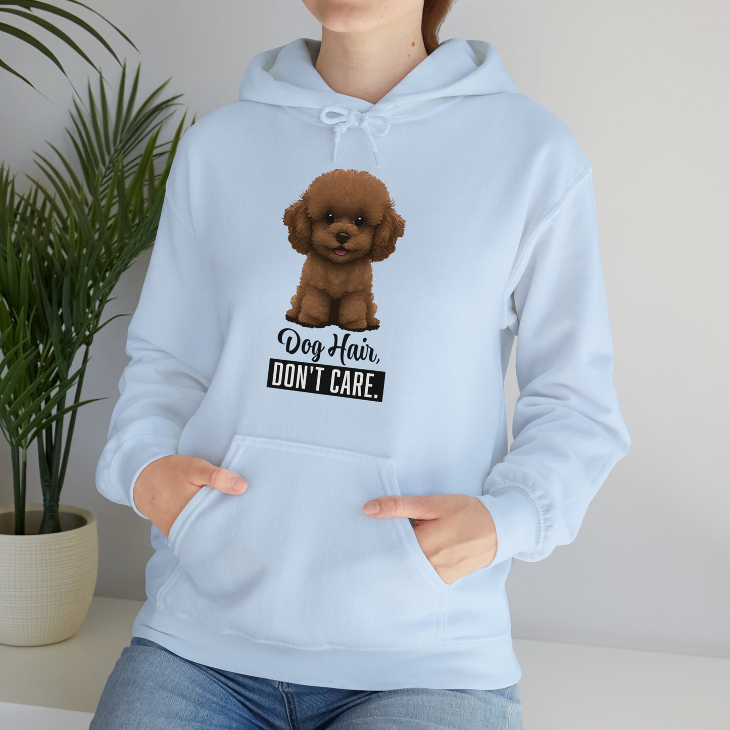 Dog Hair, Don't Care: Embrace the Fur - Heavy Blend™ Hooded Sweatshirt
