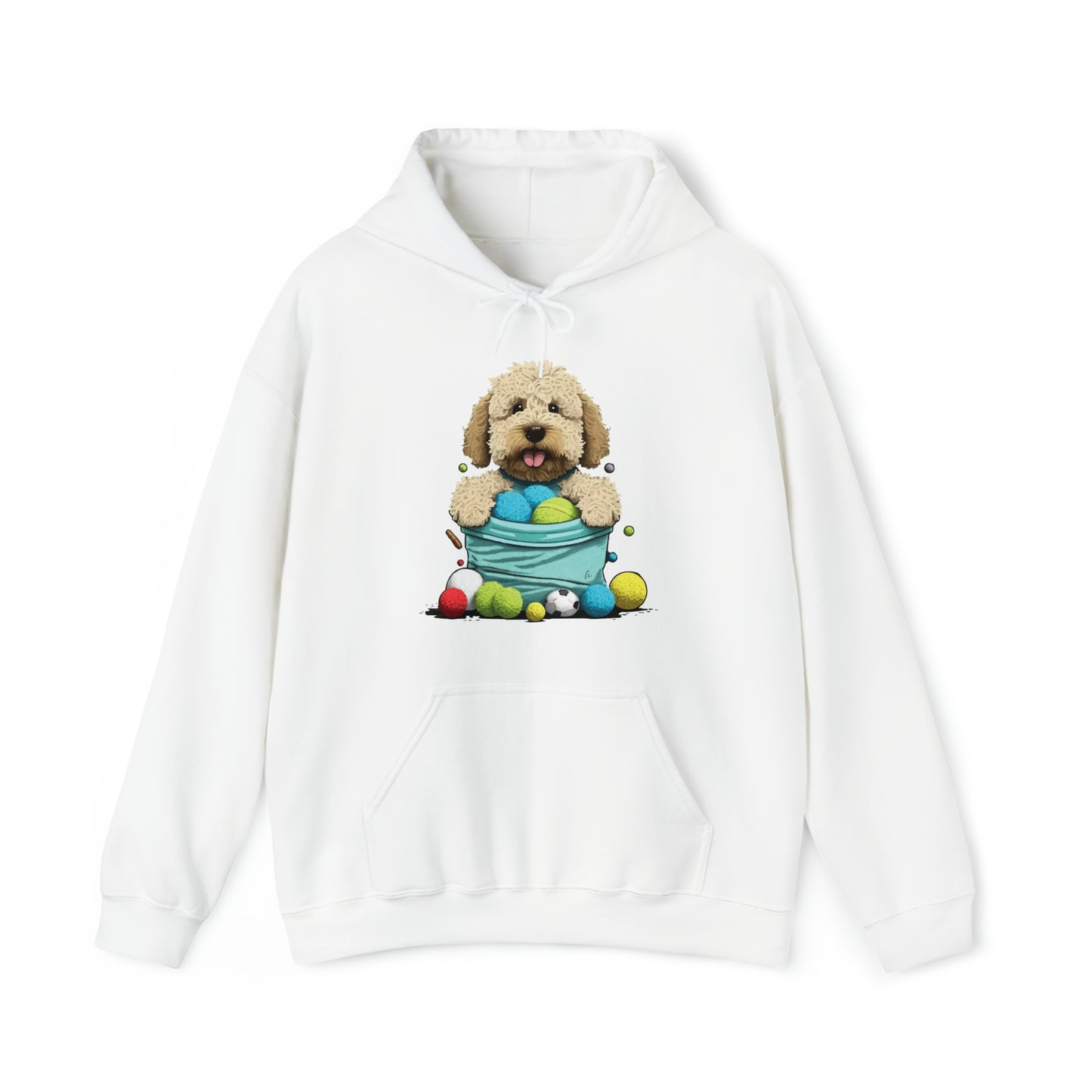 Puppy Love LAB: Where Labs Steal Hearts Unisex Heavy Blend⢠Hooded Sweatshirt