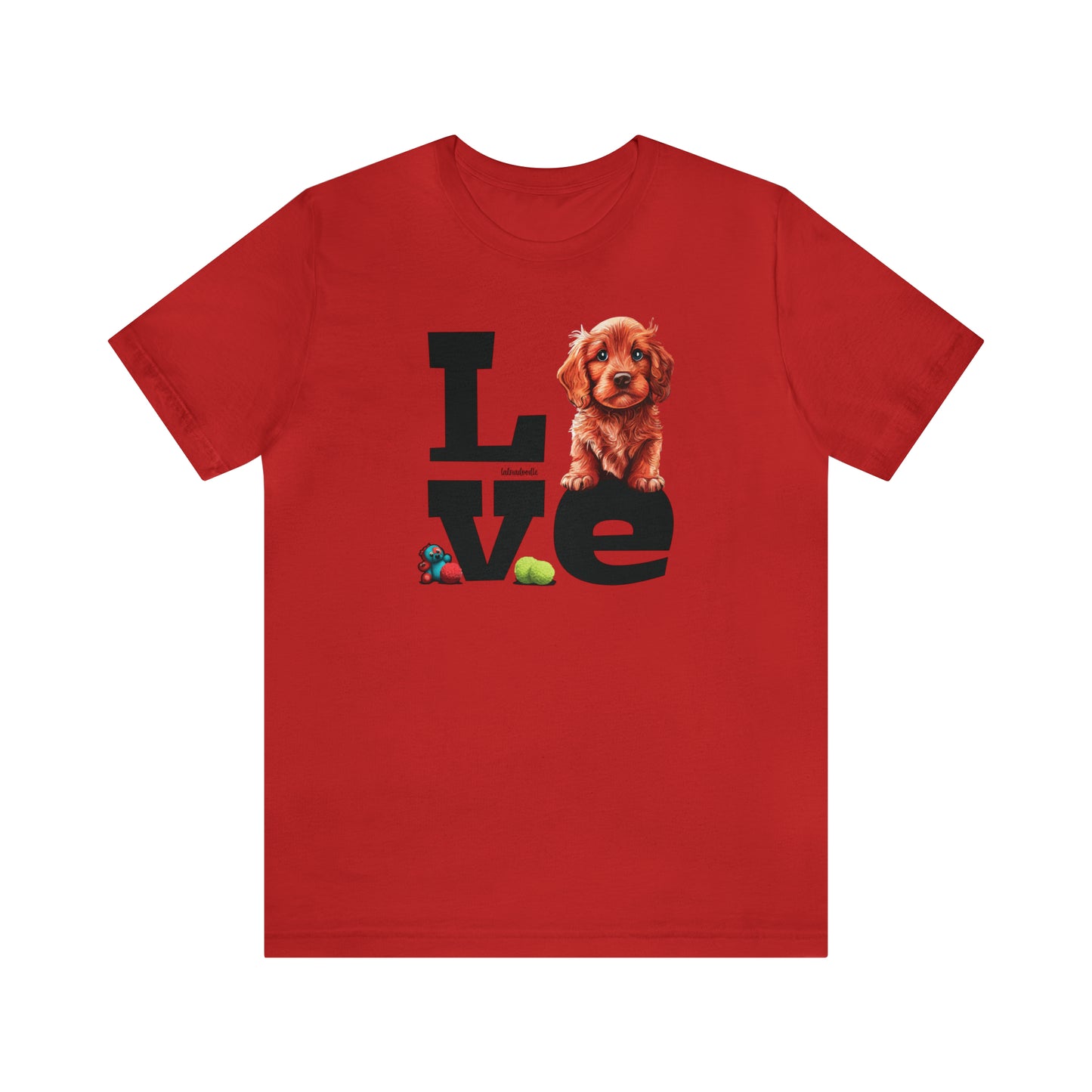 Labradoodle Love: Where Fluff Meets Affection Unisex T-Shirt, Great Gift for Dog Lovers, Present for Mum Dad and Love Ones
