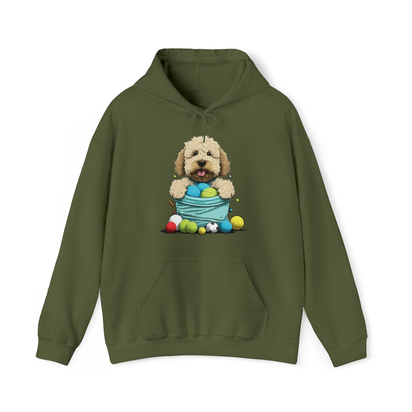 Puppy Love LAB: Where Labs Steal Hearts Unisex Heavy Blend⢠Hooded Sweatshirt