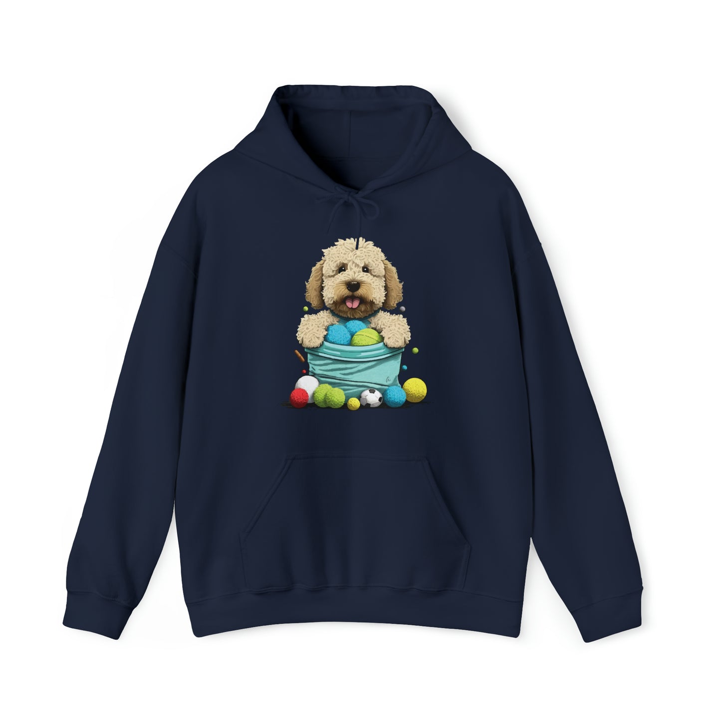 Puppy Love LAB: Where Labs Steal Hearts Unisex Heavy Blend⢠Hooded Sweatshirt