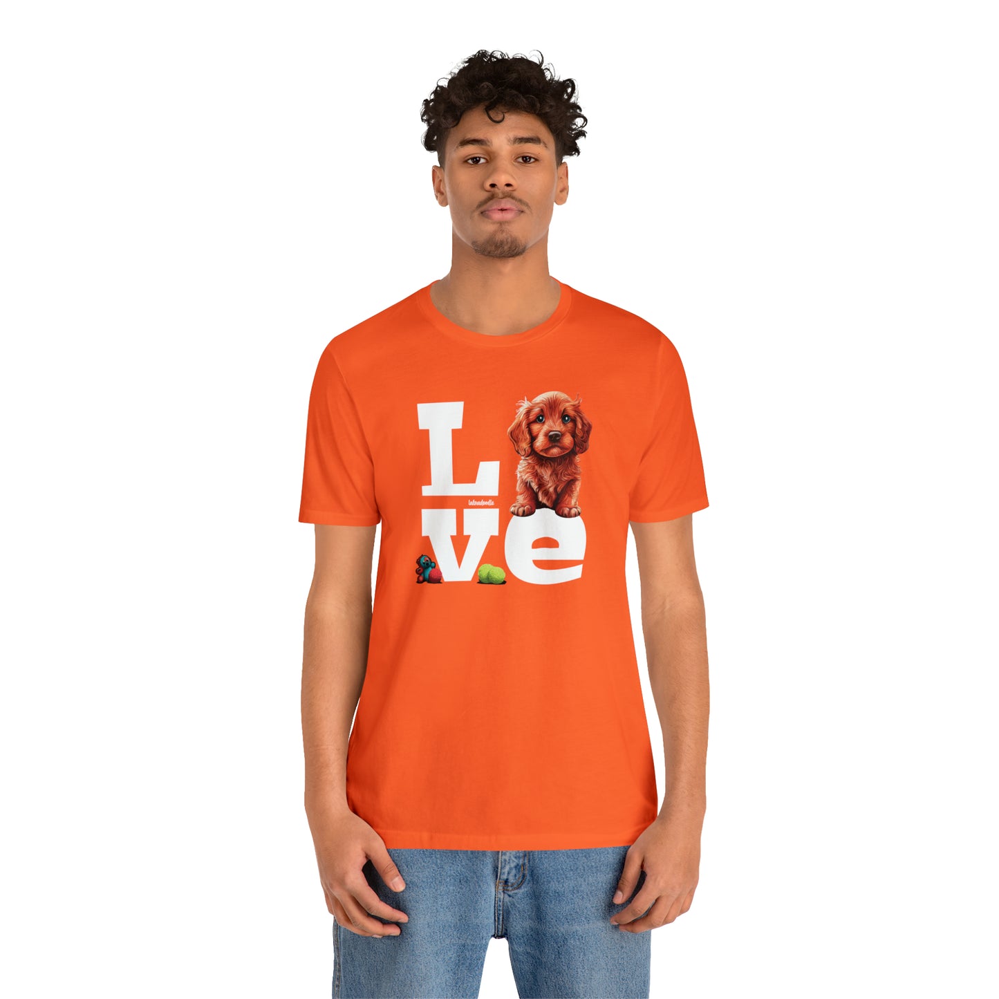 Labradoodle Love: Where Fluff Meets Affection Unisex T-Shirt, Great Gift for Dog Lovers, Present for Mum Dad and Love Ones