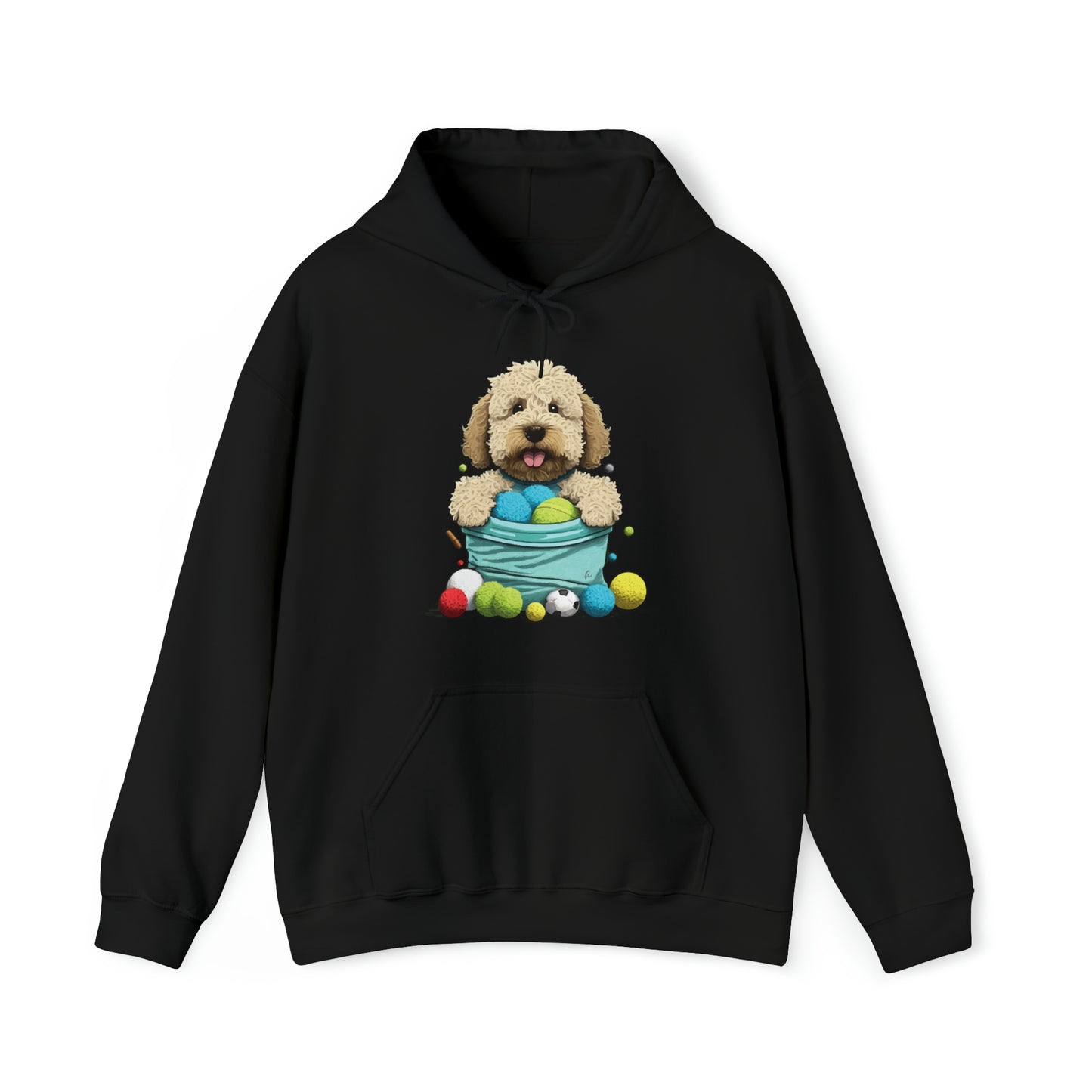 Puppy Love LAB: Where Labs Steal Hearts Unisex Heavy Blend⢠Hooded Sweatshirt