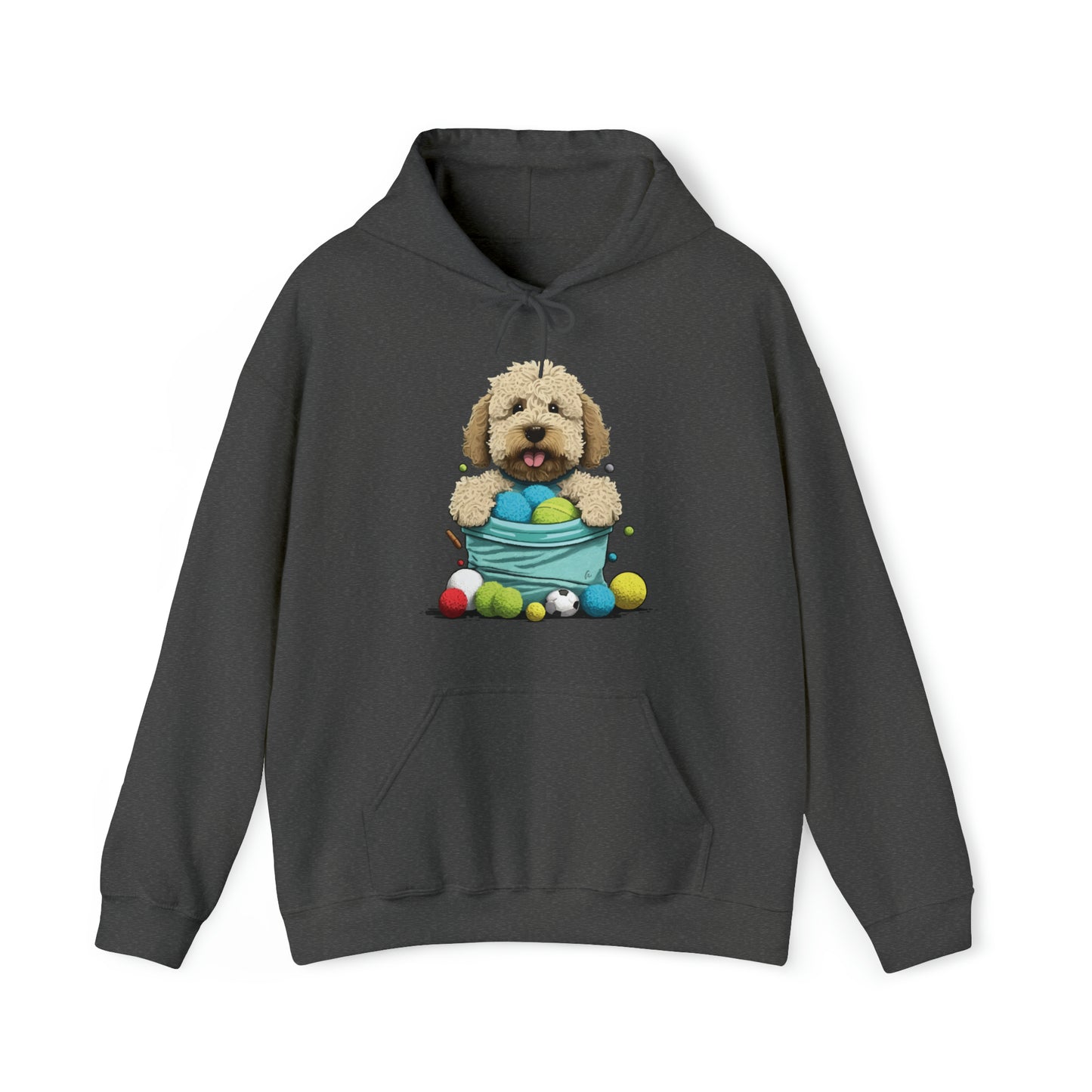 Puppy Love LAB: Where Labs Steal Hearts Unisex Heavy Blend⢠Hooded Sweatshirt