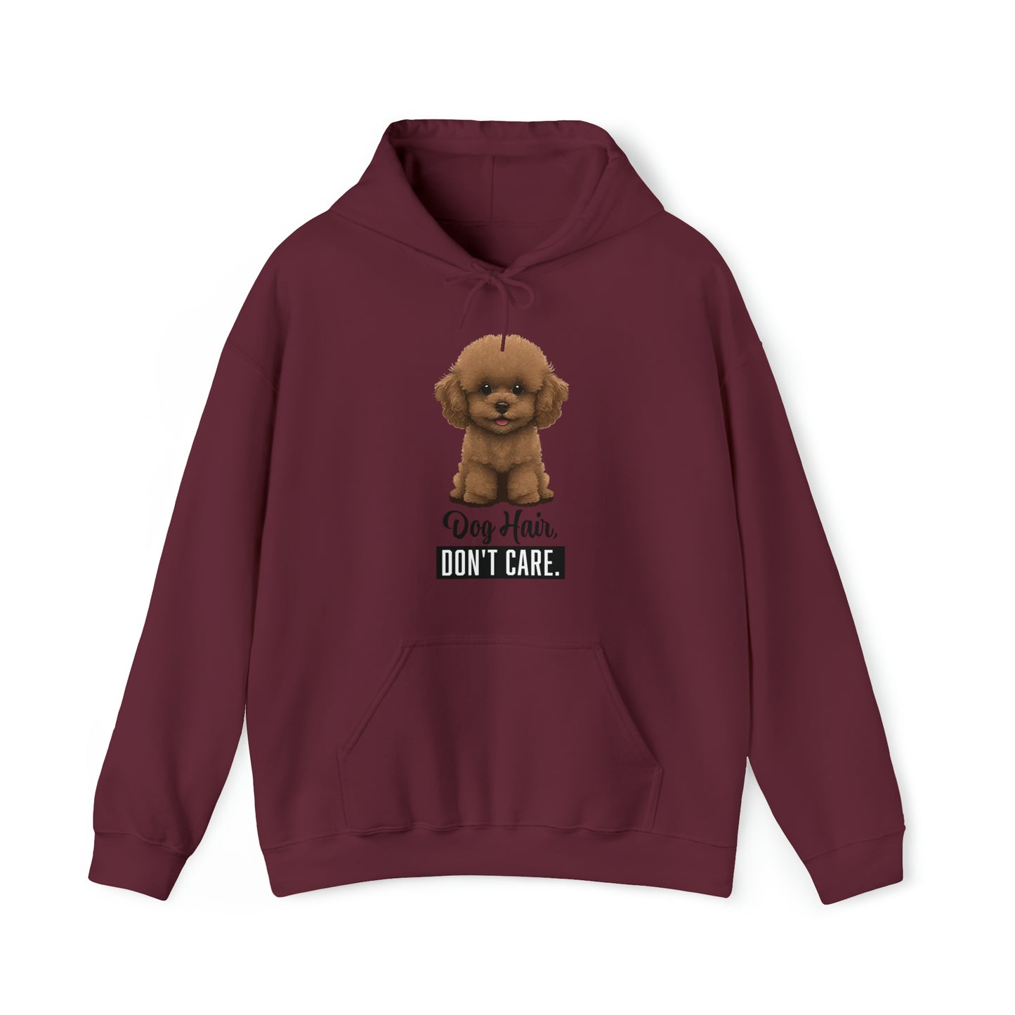 Dog Hair, Don't Care: Embrace the Fur - Heavy Blend™ Hooded Sweatshirt
