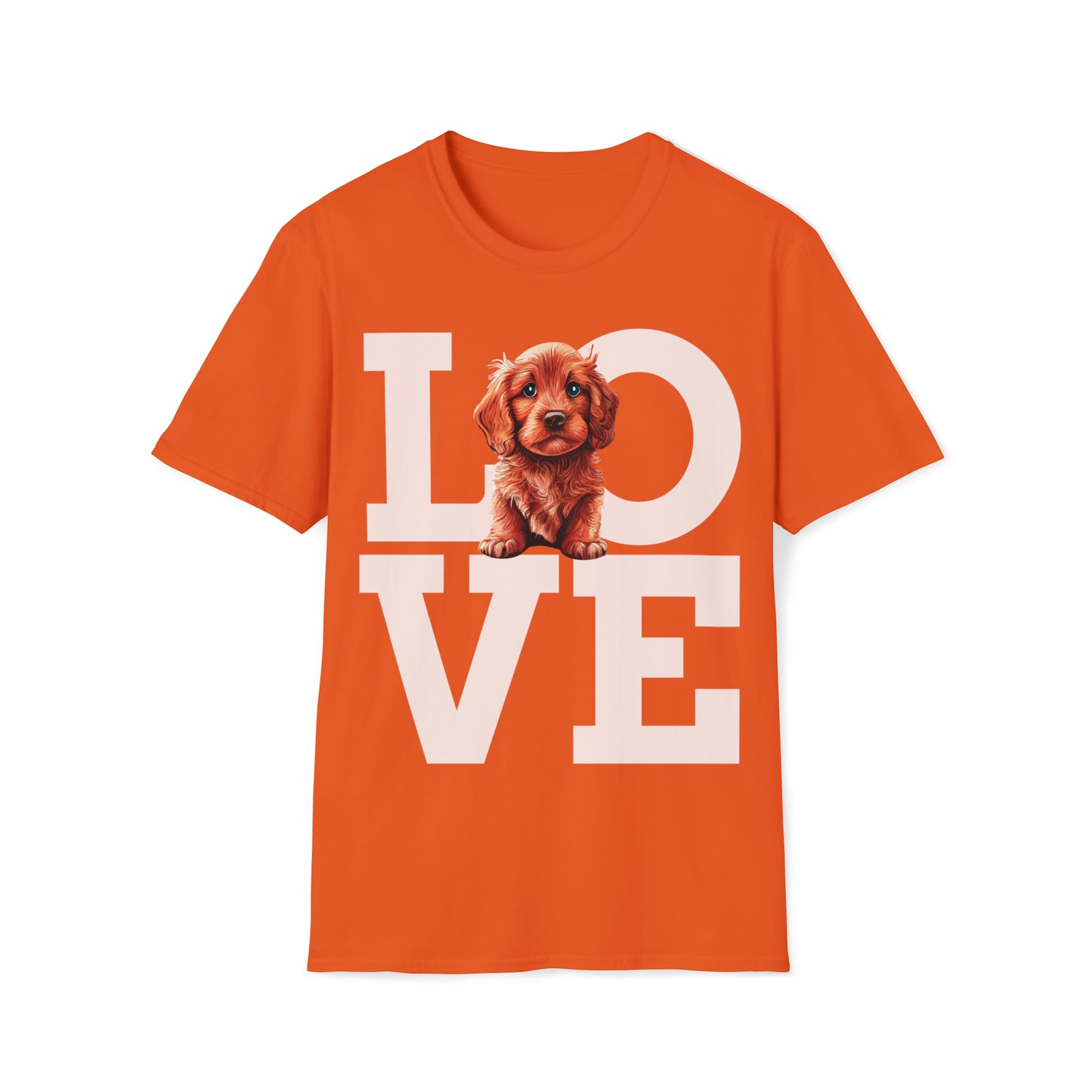 Cute Labradoodle Graphic Tee Unisex - Perfect Gift for Dog Lovers, puppy love, present for mum dad and family Softstyle T-Shirt