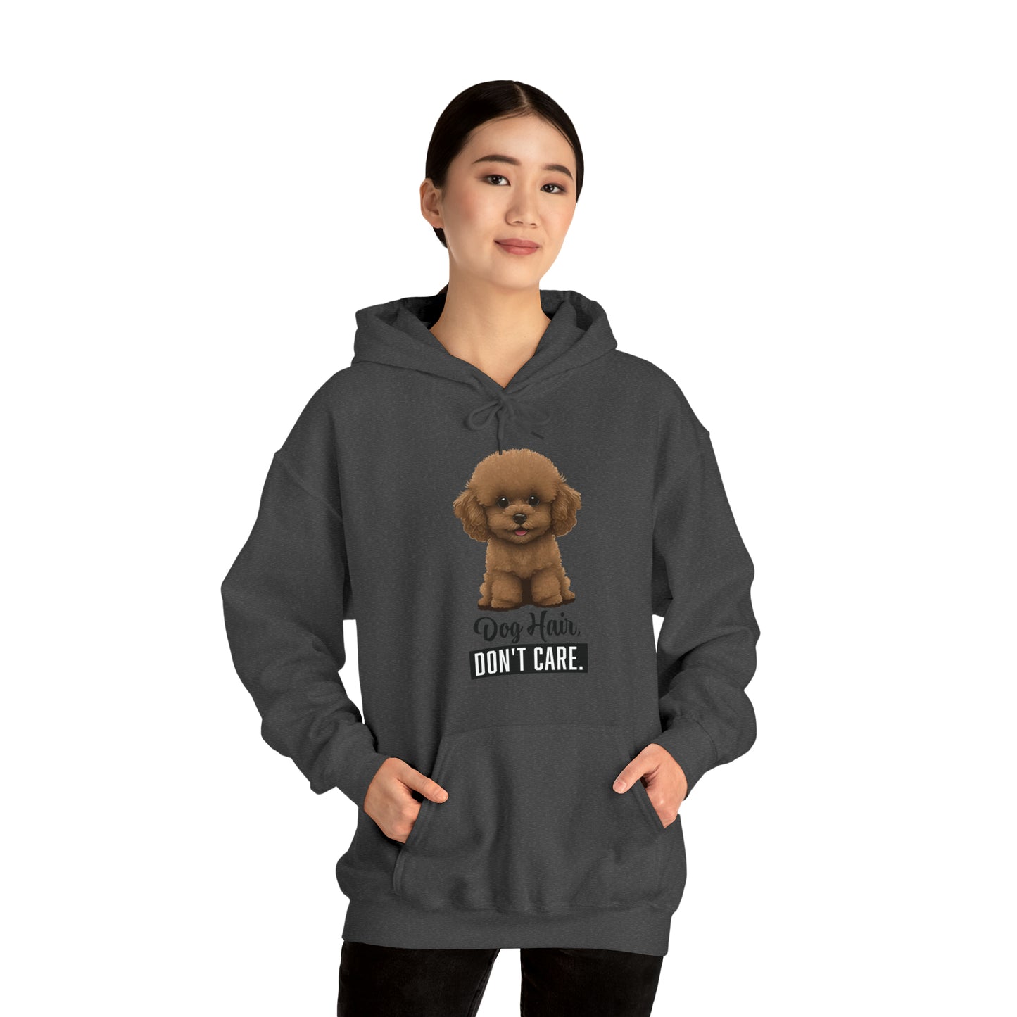 Dog Hair, Don't Care: Embrace the Fur - Heavy Blend™ Hooded Sweatshirt