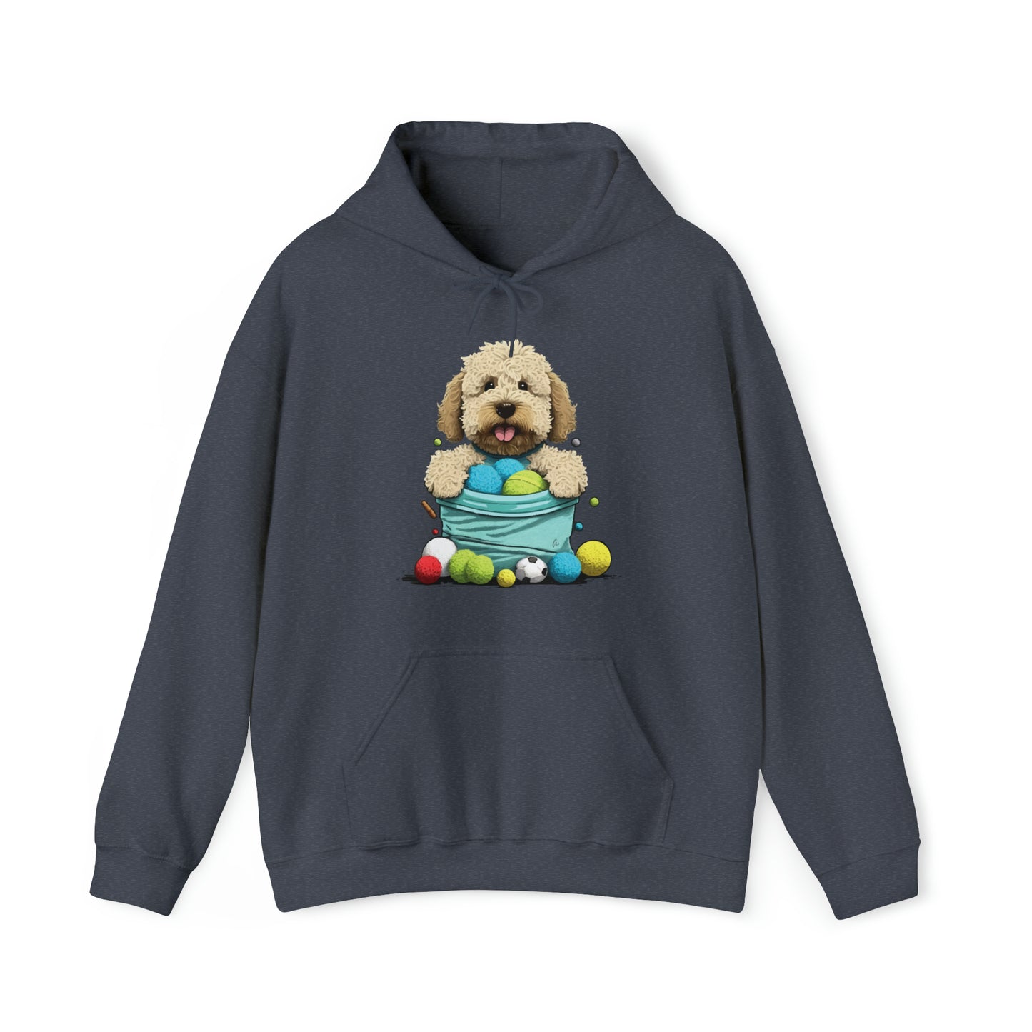 Puppy Love LAB: Where Labs Steal Hearts Unisex Heavy Blend⢠Hooded Sweatshirt