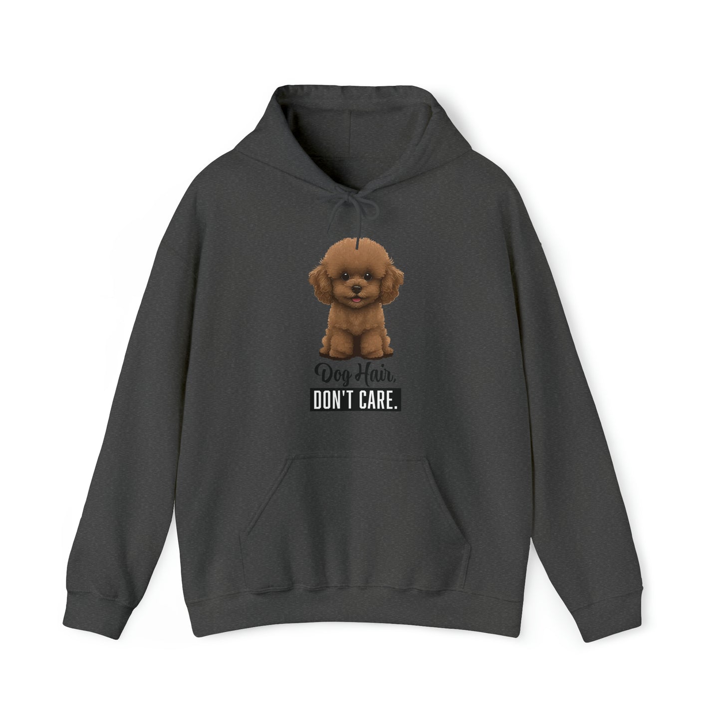Dog Hair, Don't Care: Embrace the Fur - Heavy Blend™ Hooded Sweatshirt