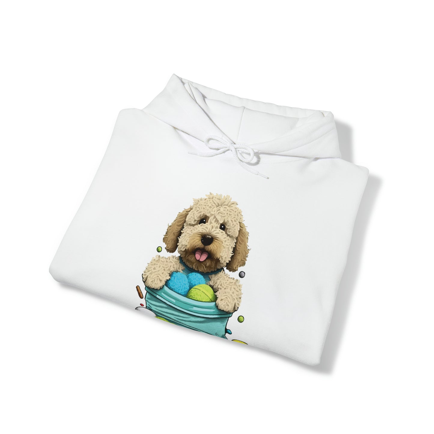 Puppy Love LAB: Where Labs Steal Hearts Unisex Heavy Blend⢠Hooded Sweatshirt