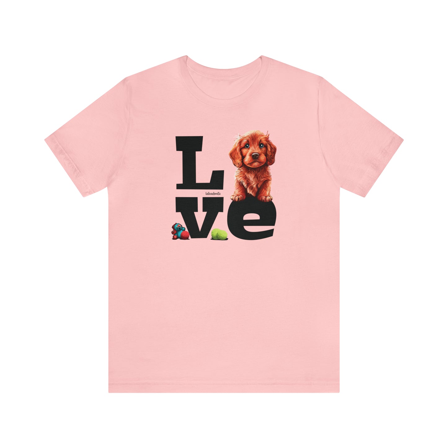 Labradoodle Love: Where Fluff Meets Affection Unisex T-Shirt, Great Gift for Dog Lovers, Present for Mum Dad and Love Ones