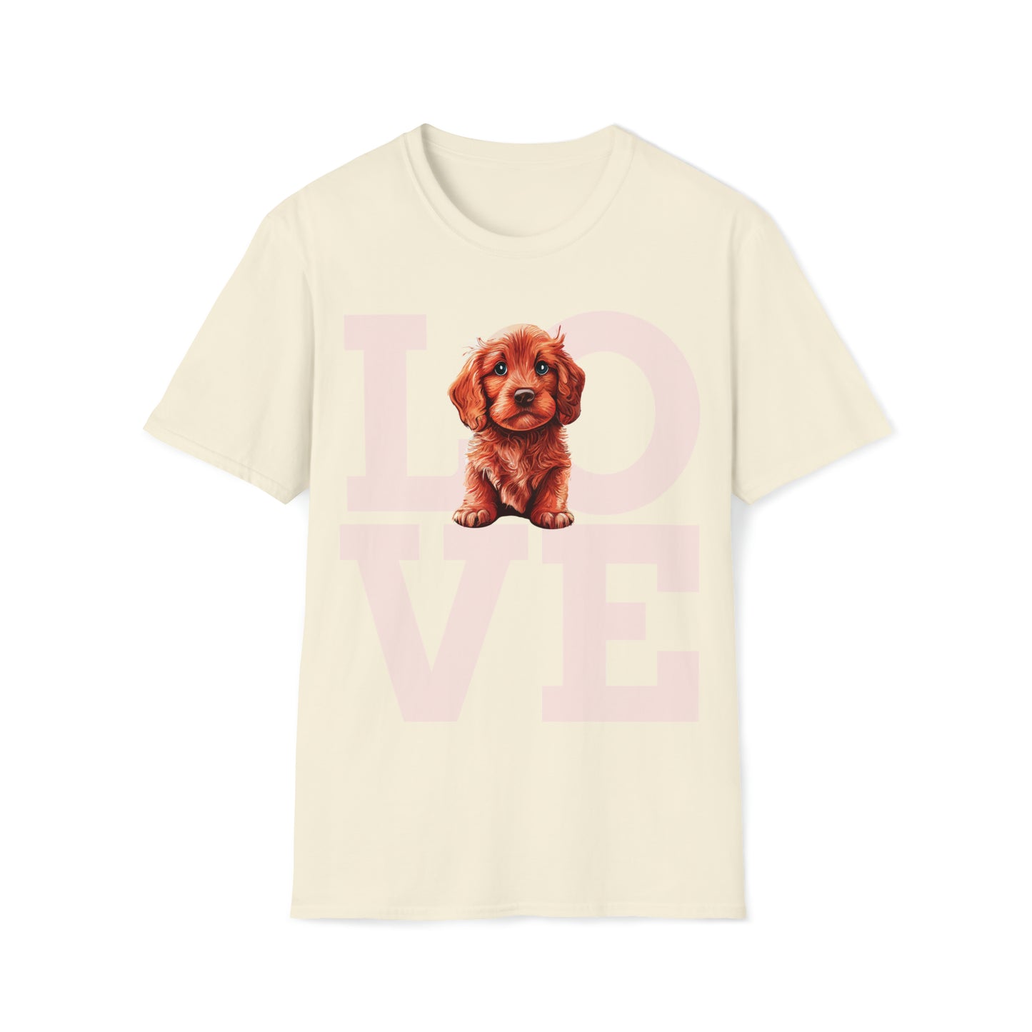 Cute Labradoodle Graphic Tee Unisex - Perfect Gift for Dog Lovers, puppy love, present for mum dad and family Softstyle T-Shirt