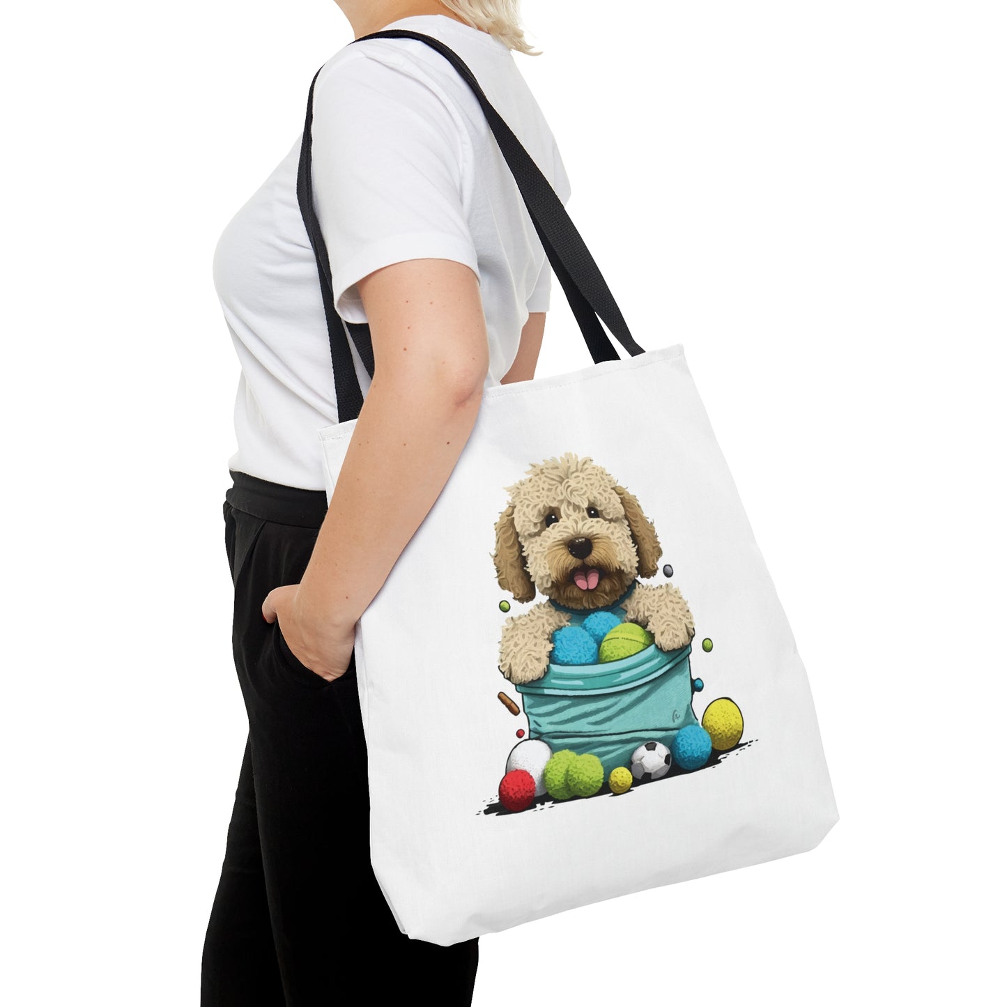 Labradoodle Puppy Tote Bag (AOP)