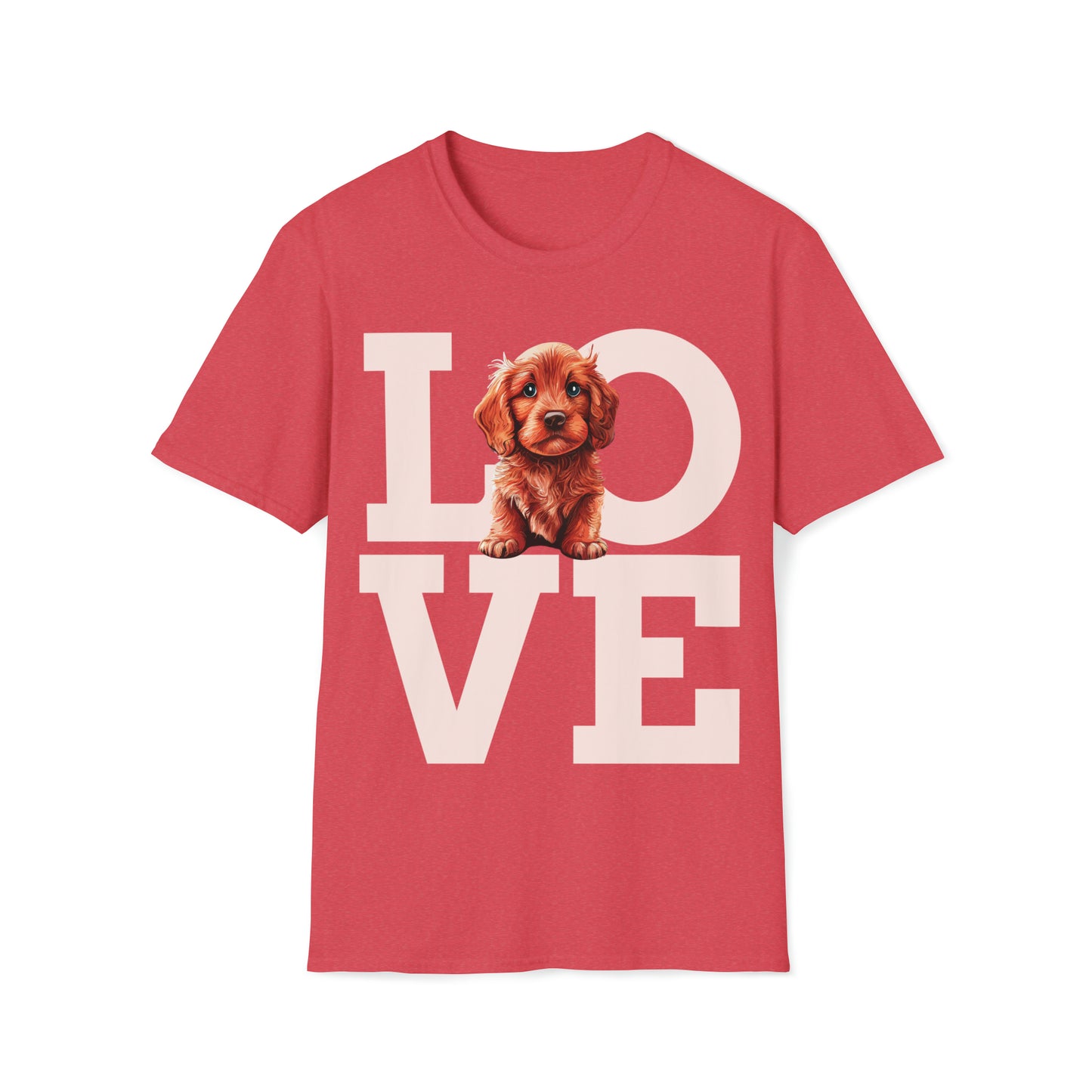 Cute Labradoodle Graphic Tee Unisex - Perfect Gift for Dog Lovers, puppy love, present for mum dad and family Softstyle T-Shirt