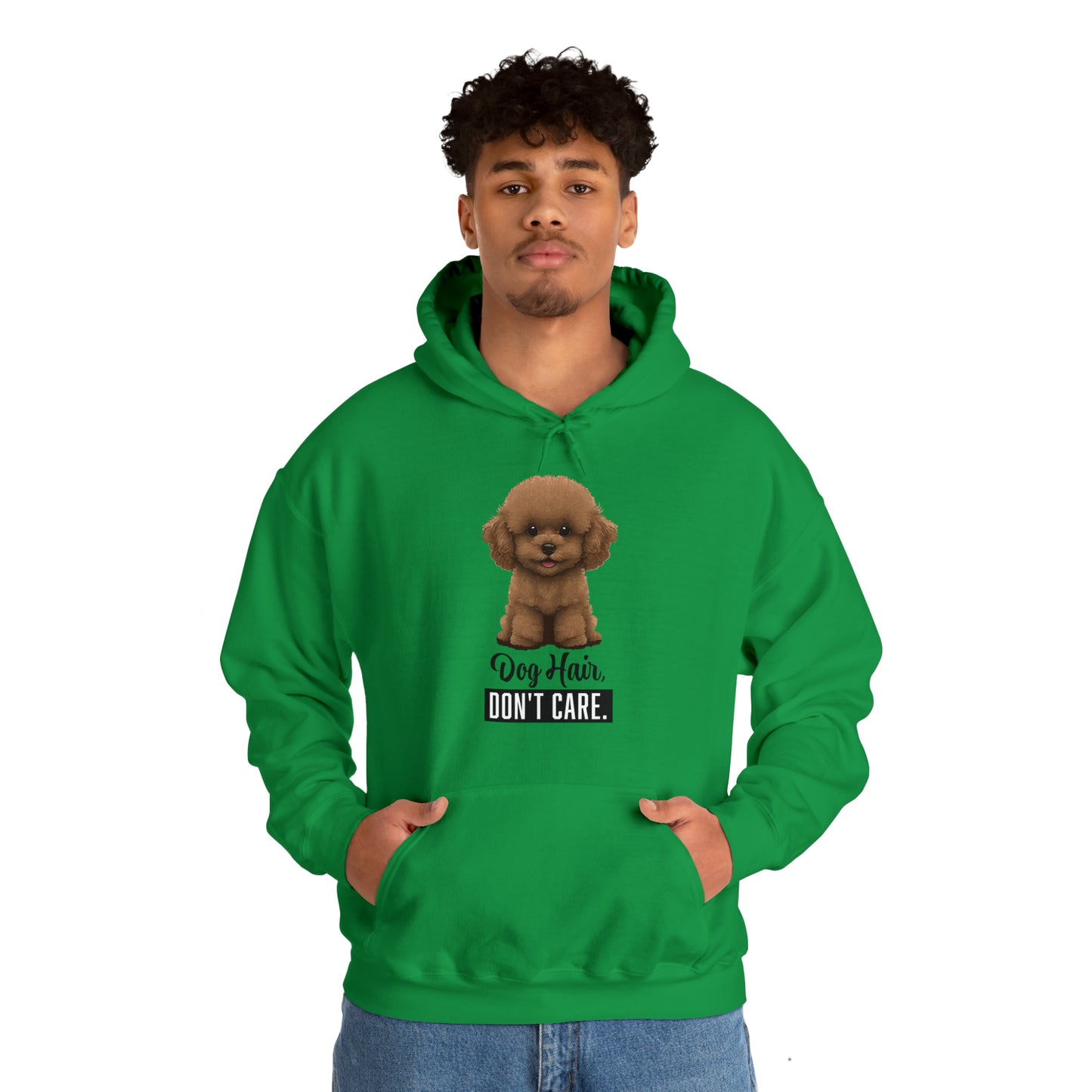 Dog Hair, Don't Care: Embrace the Fur - Heavy Blend™ Hooded Sweatshirt