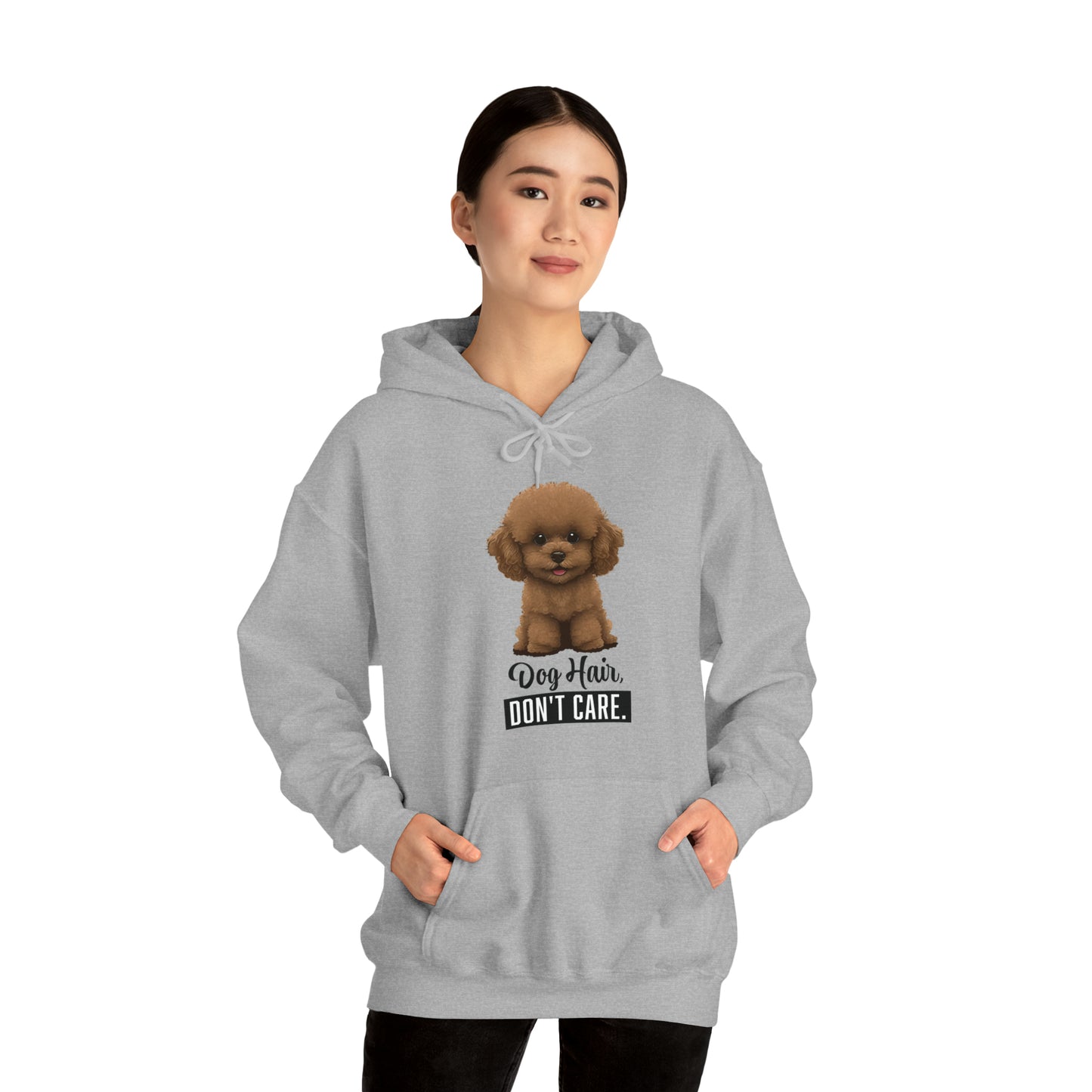 Dog Hair, Don't Care: Embrace the Fur - Heavy Blend™ Hooded Sweatshirt