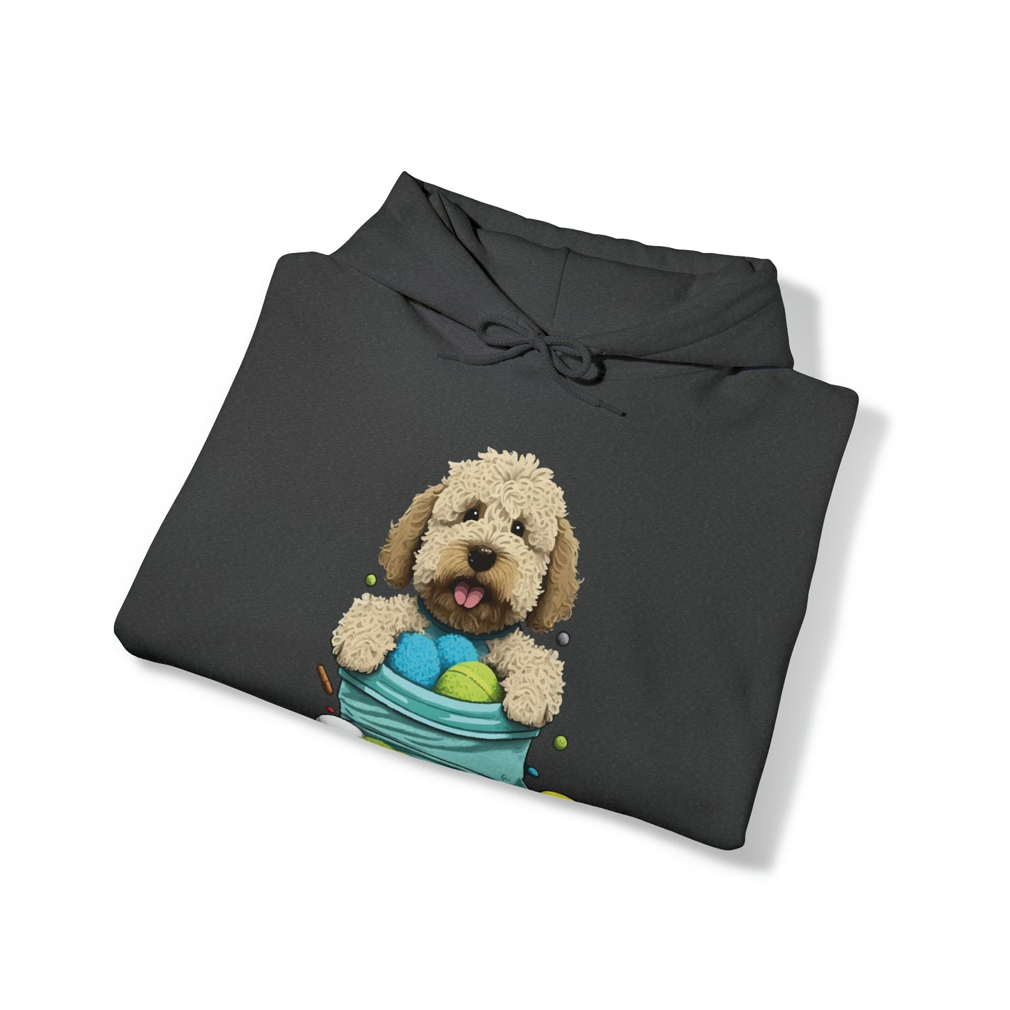 Puppy Love LAB: Where Labs Steal Hearts Unisex Heavy Blend⢠Hooded Sweatshirt
