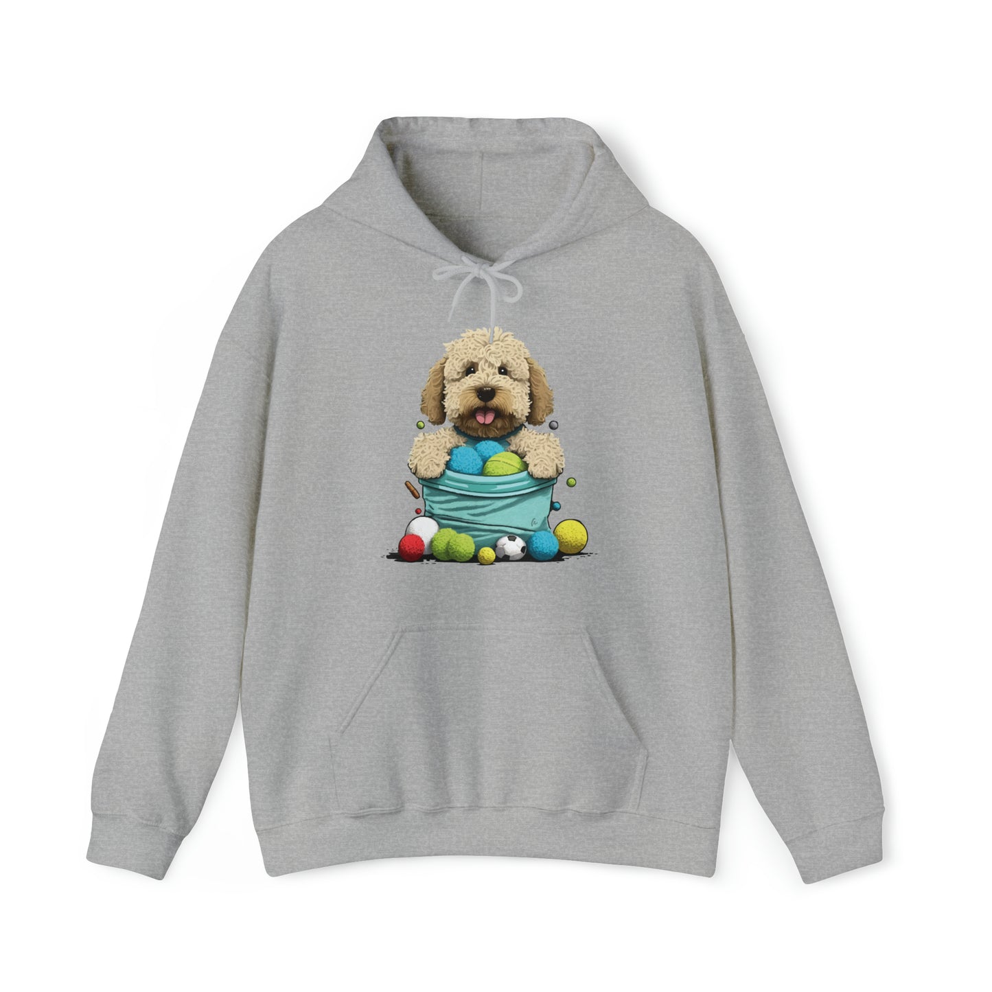 Puppy Love LAB: Where Labs Steal Hearts Unisex Heavy Blend⢠Hooded Sweatshirt