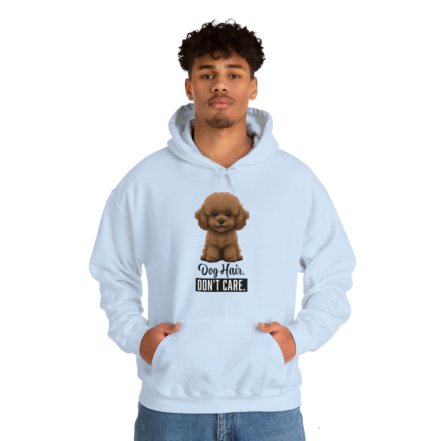 Dog Hair, Don't Care: Embrace the Fur - Heavy Blend™ Hooded Sweatshirt