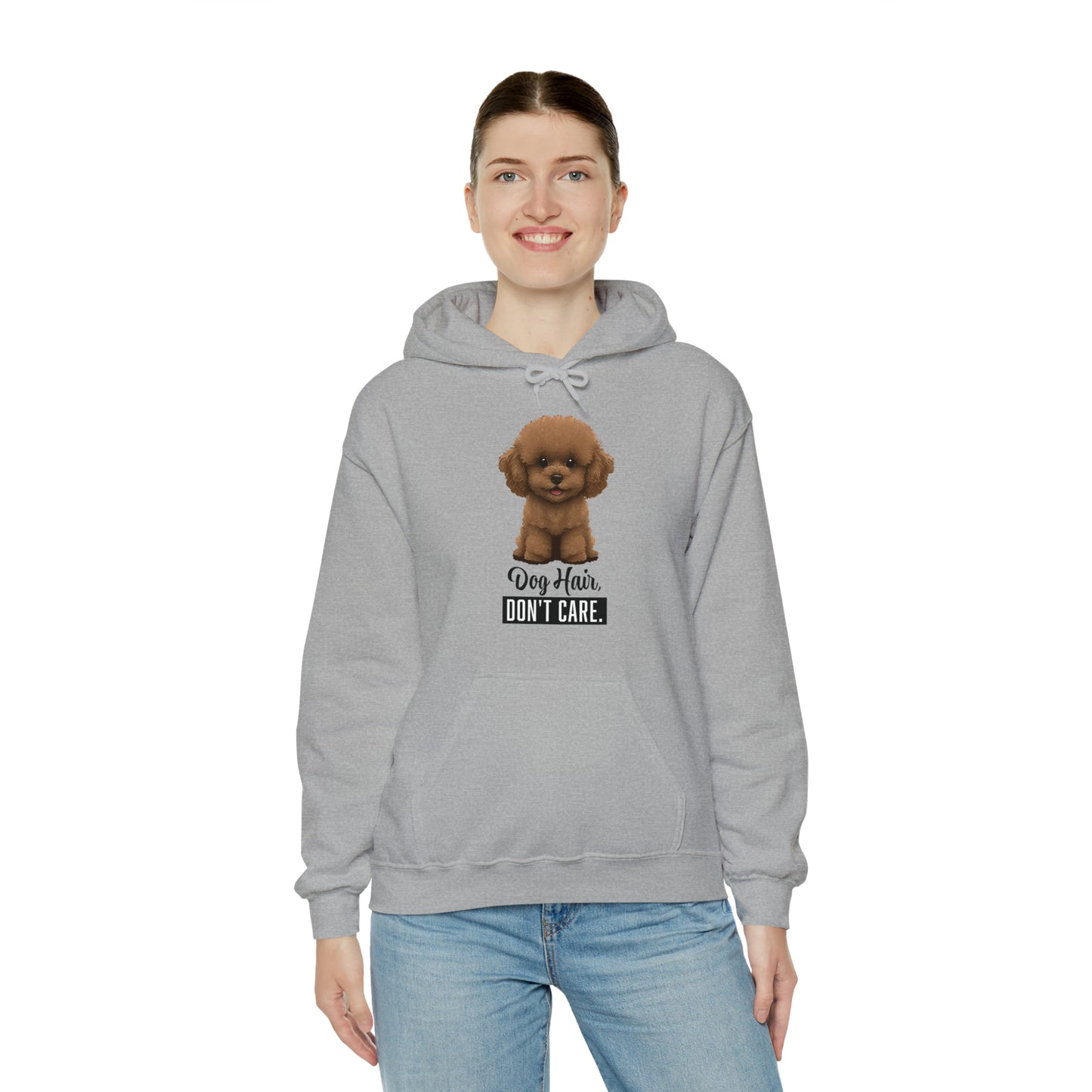 Dog Hair, Don't Care: Embrace the Fur - Heavy Blend™ Hooded Sweatshirt