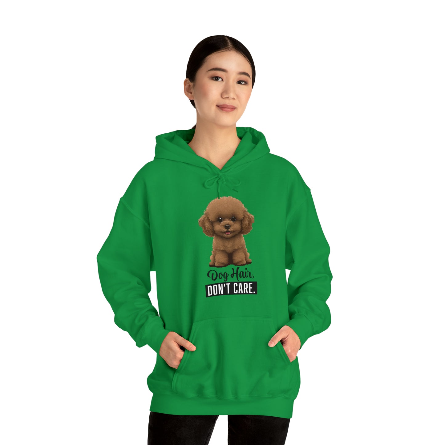 Dog Hair, Don't Care: Embrace the Fur - Heavy Blend™ Hooded Sweatshirt