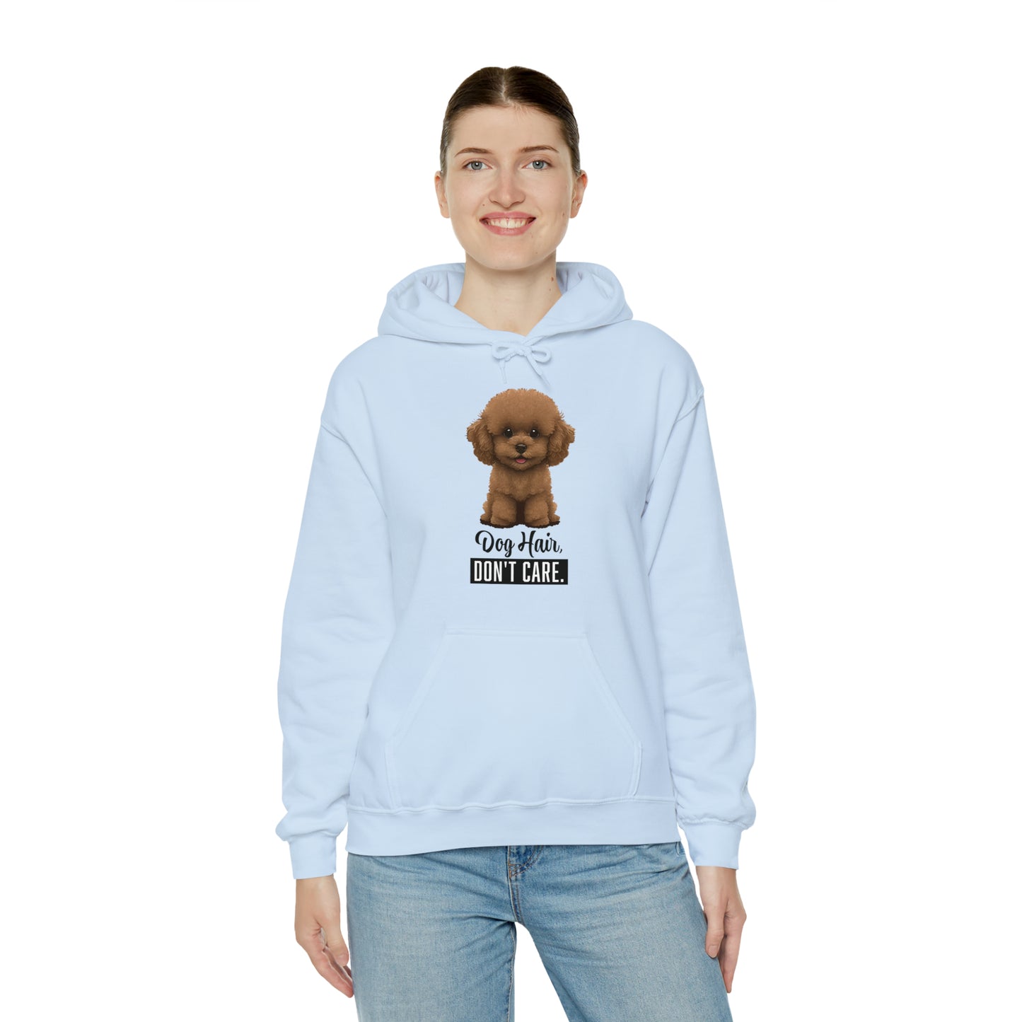 Dog Hair, Don't Care: Embrace the Fur - Heavy Blend™ Hooded Sweatshirt