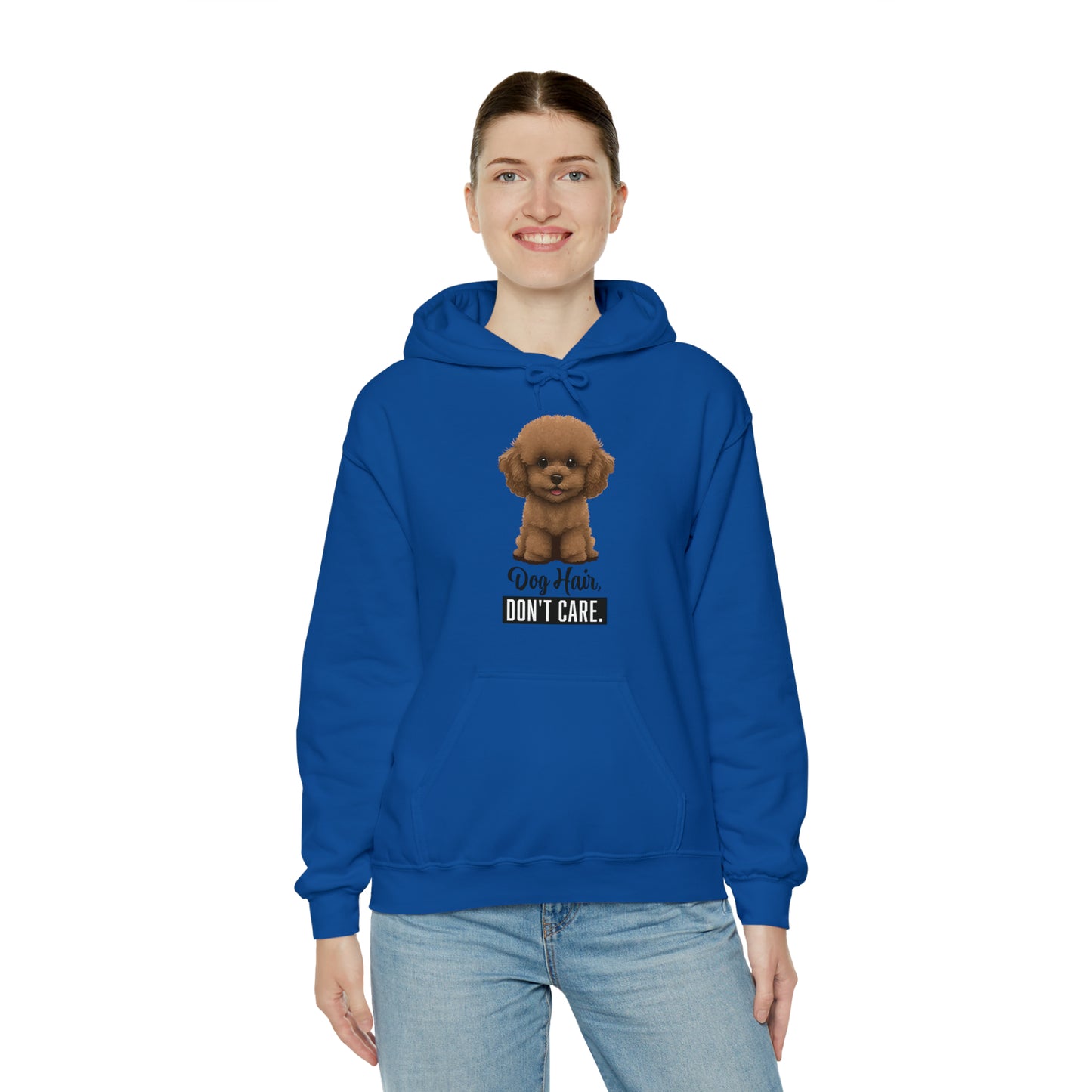 Dog Hair, Don't Care: Embrace the Fur - Heavy Blend™ Hooded Sweatshirt
