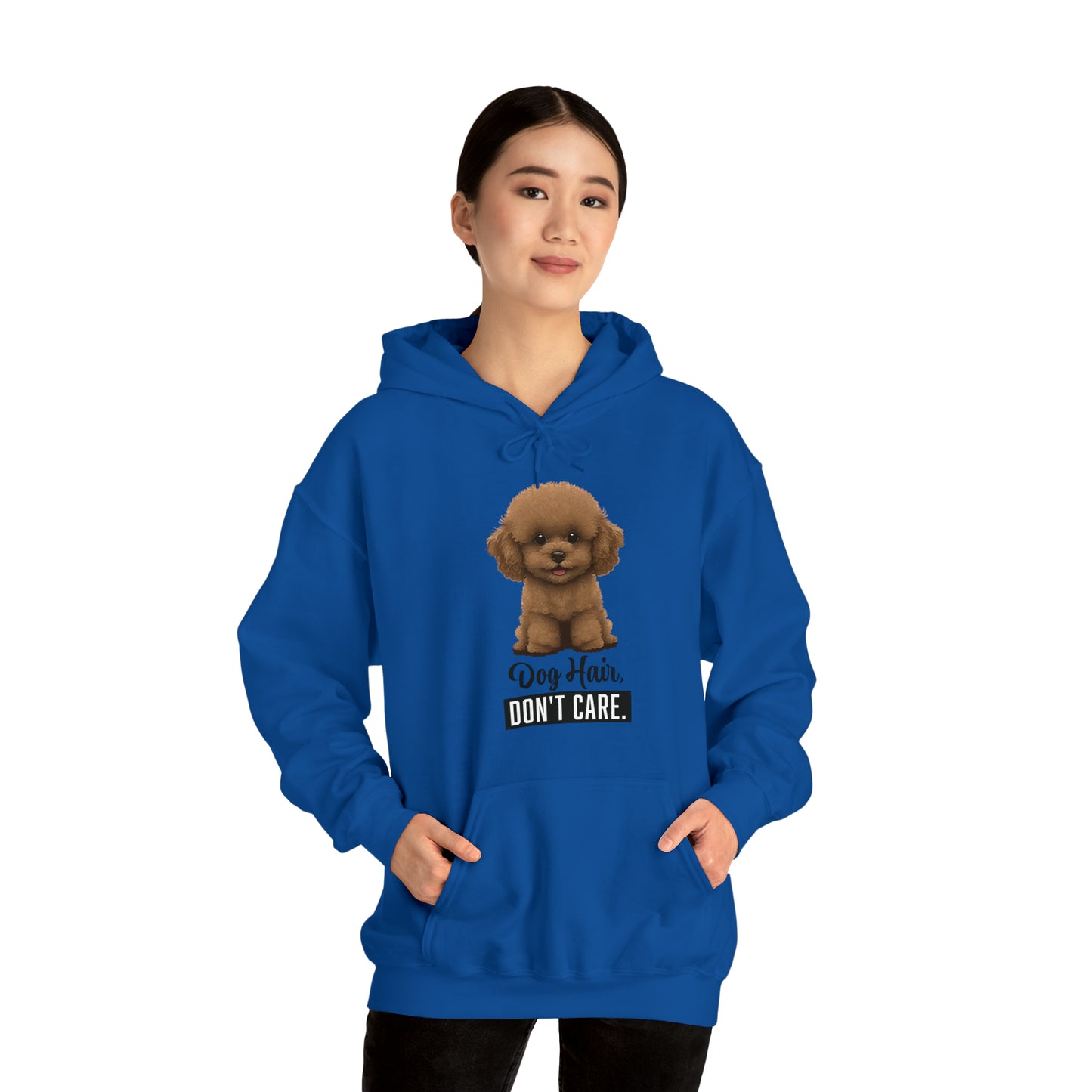 Dog Hair, Don't Care: Embrace the Fur - Heavy Blend™ Hooded Sweatshirt