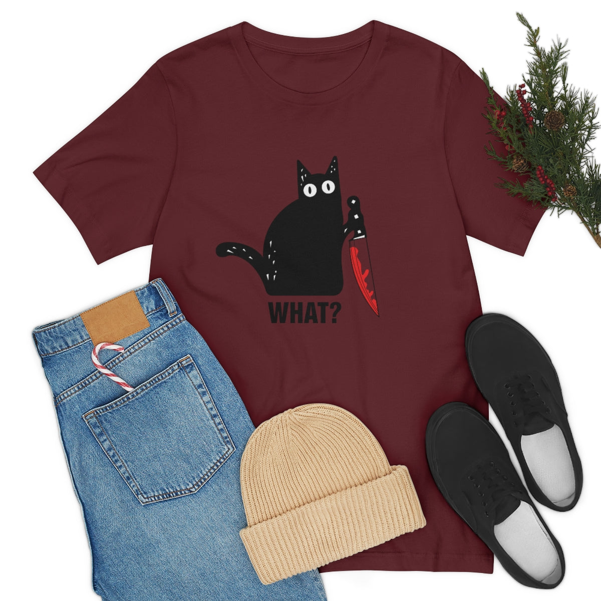 Unisex Cat WHAT? Tee