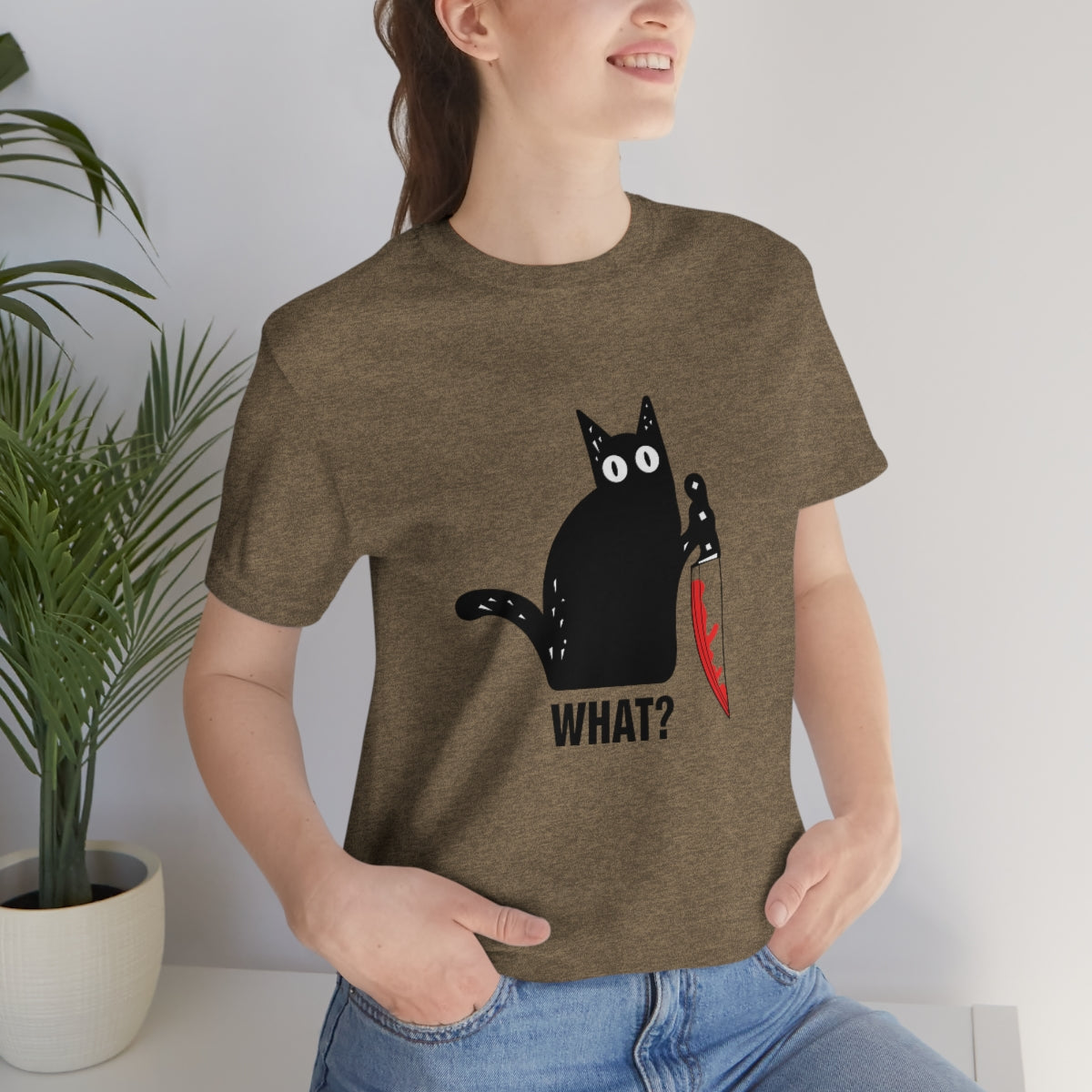 Unisex Cat WHAT? Tee