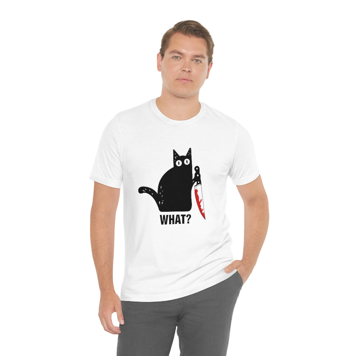 Unisex Cat WHAT? Tee