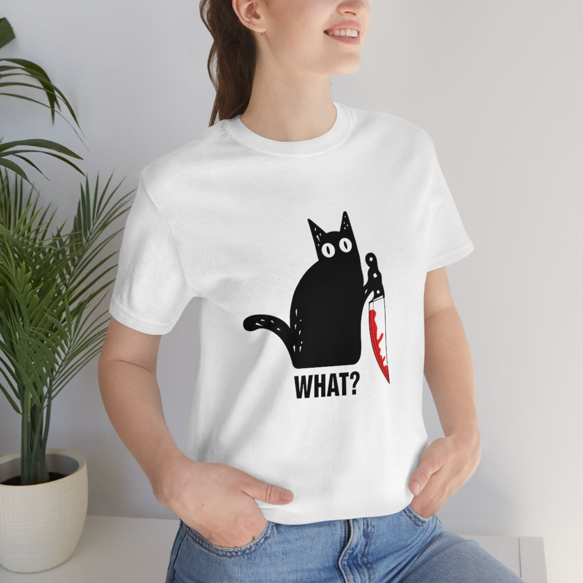 Unisex Cat WHAT? Tee