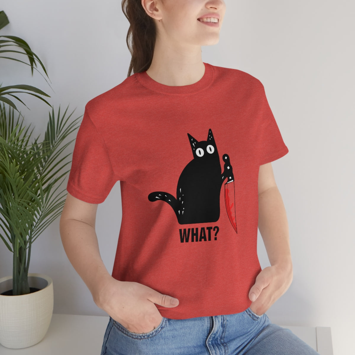 Unisex Cat WHAT? Tee