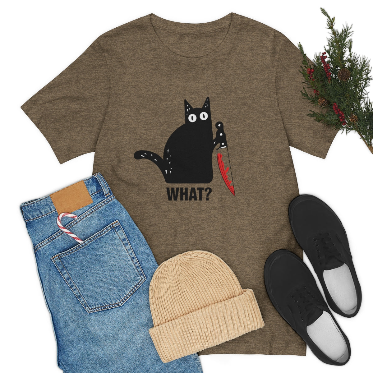 Unisex Cat WHAT? Tee
