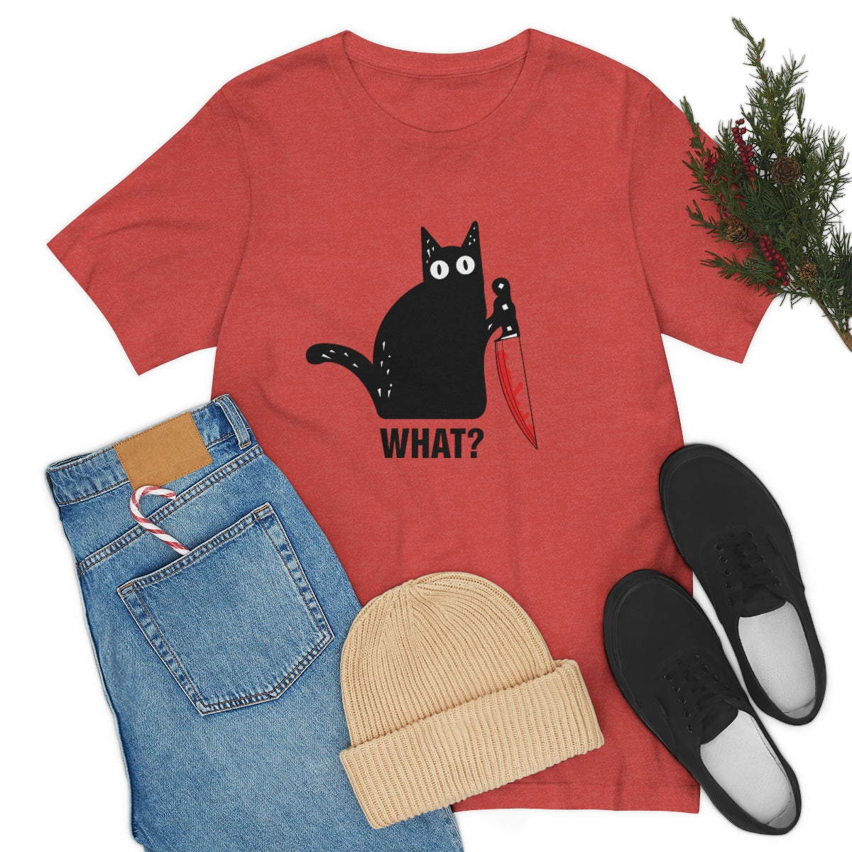 Unisex Cat WHAT? Tee
