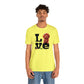 Labradoodle Love: Where Fluff Meets Affection Unisex T-Shirt, Great Gift for Dog Lovers, Present for Mum Dad and Love Ones