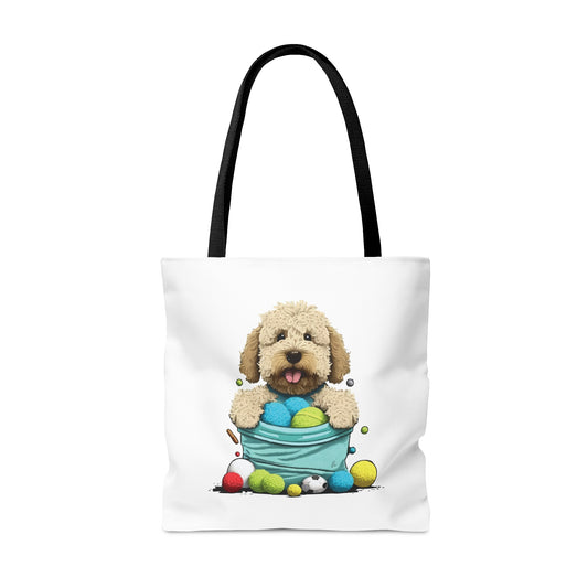 Labradoodle Puppy Tote Bag (AOP)
