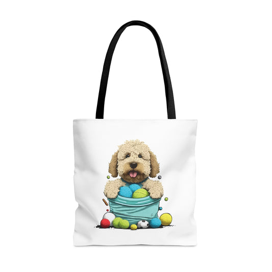Labradoodle Puppy Tote Bag (AOP)